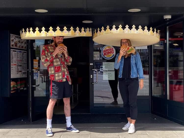 Burger King debuted ‘social-distance crowns’ in Germany.