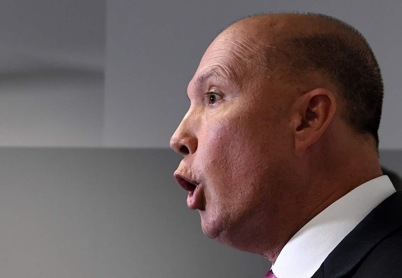 Peter Dutton on  September 3.