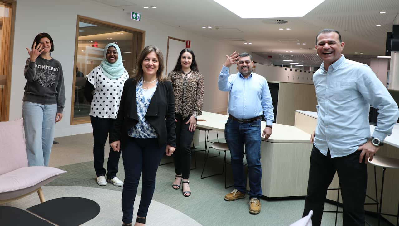 SBS Arabic24 Melbourne team 