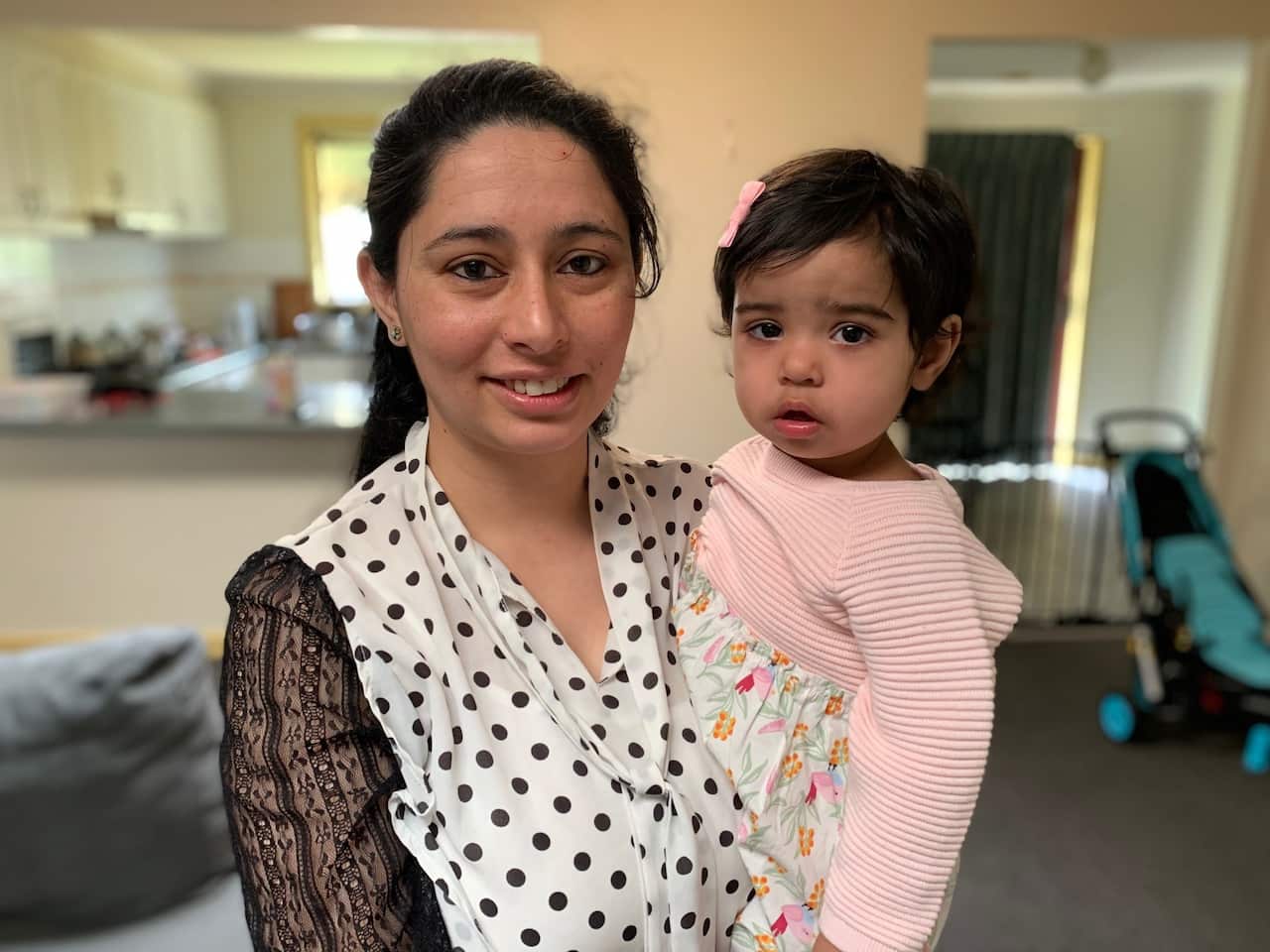 Manpreet Kaur and her 'COVID baby' Sagal