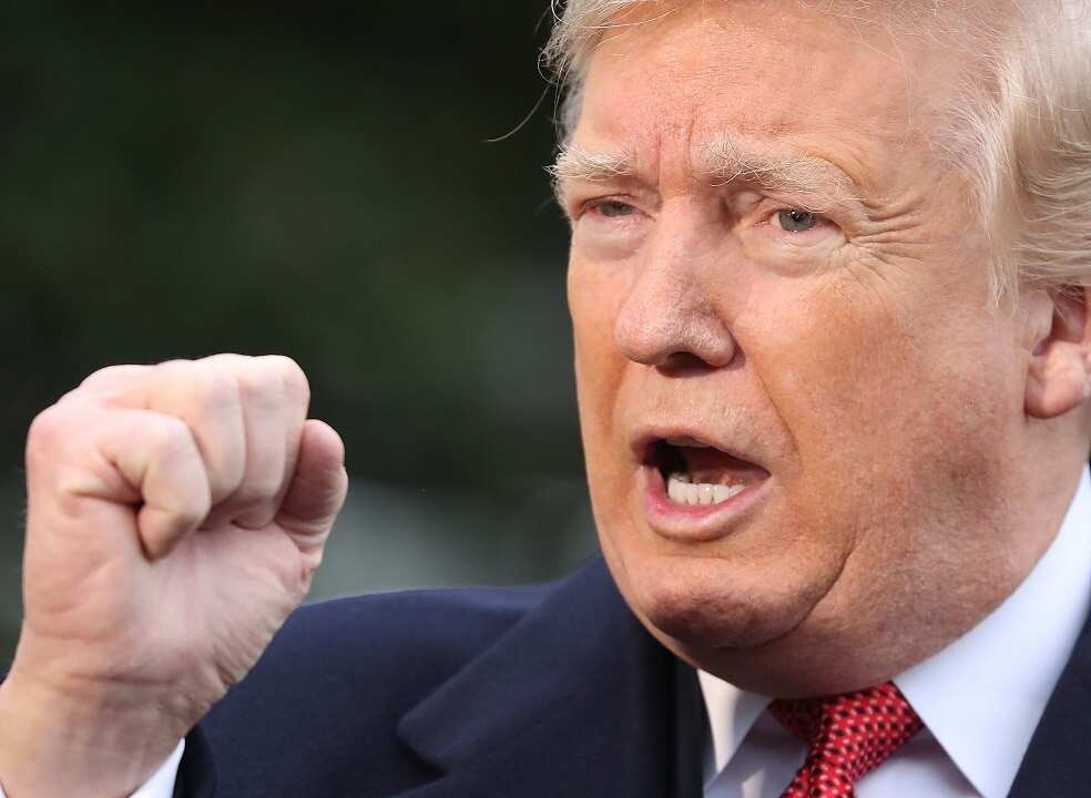 President Donald Trump has fired back at the French President's calls for an EU army.