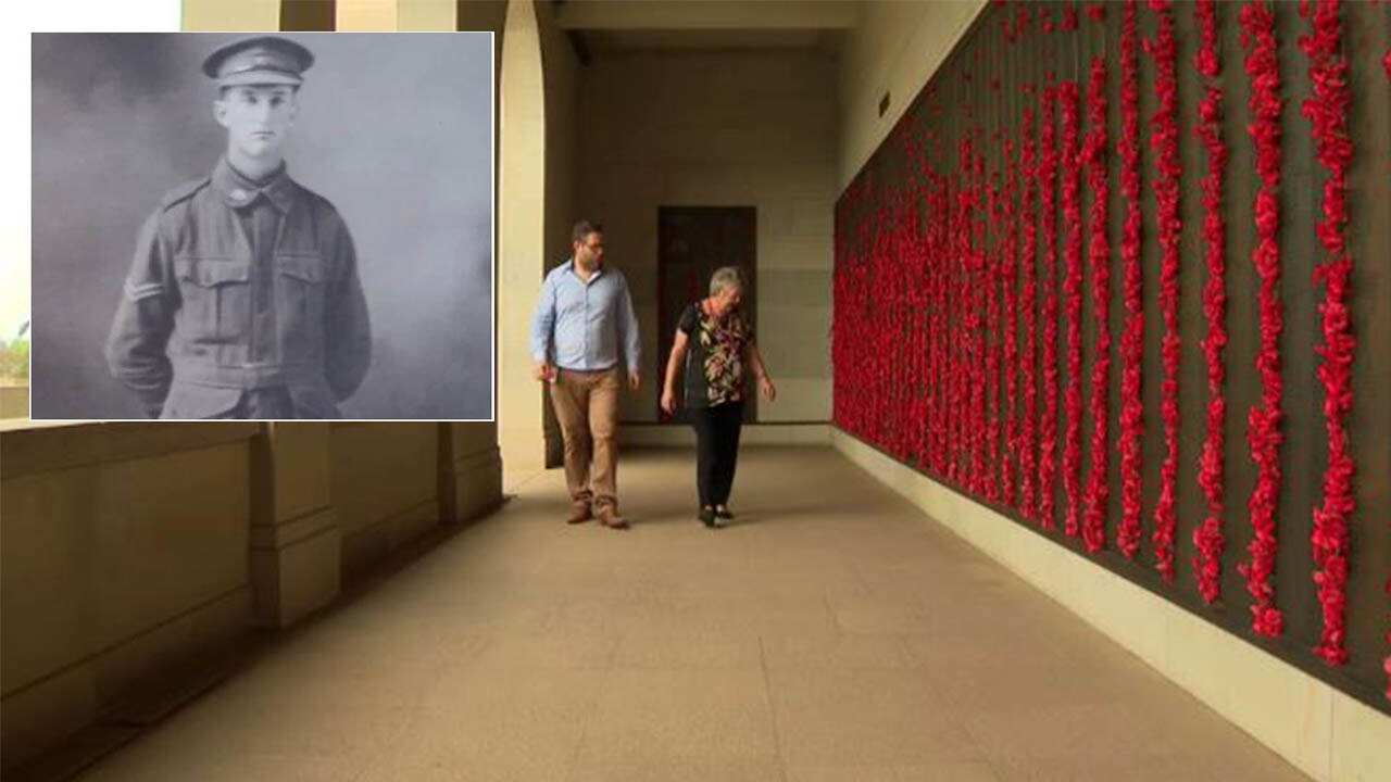 Gillian Kimball at the Canberra War Memorial.