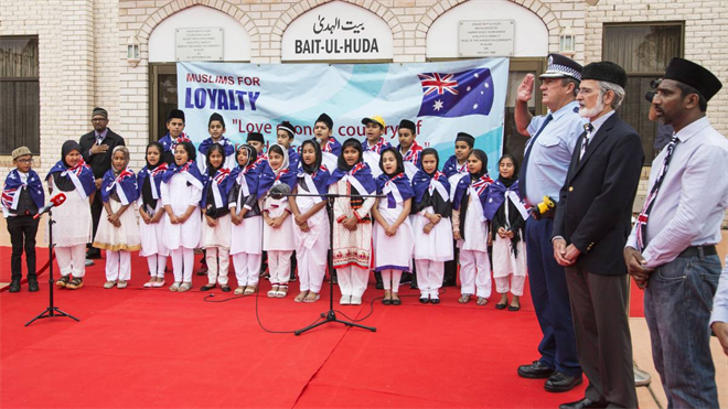 The Ahmadiyya Muslim community celebrates Australia Day.