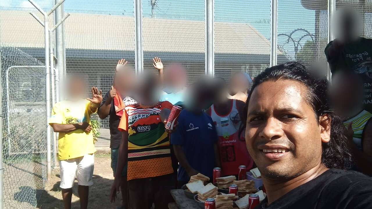 Mr Uddin, a former chef, cooked for detainees on Papua New Guinea's recent Independence Day celebrations. 