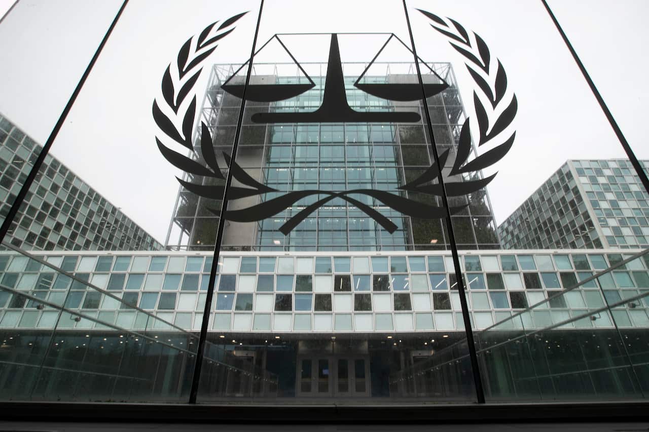 The International Criminal Court, or ICC, is seen in The Hague, Netherlands.