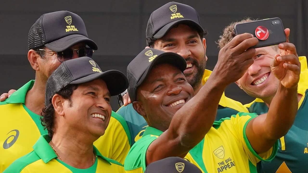 Sachin Tendulkar and Brian Lara