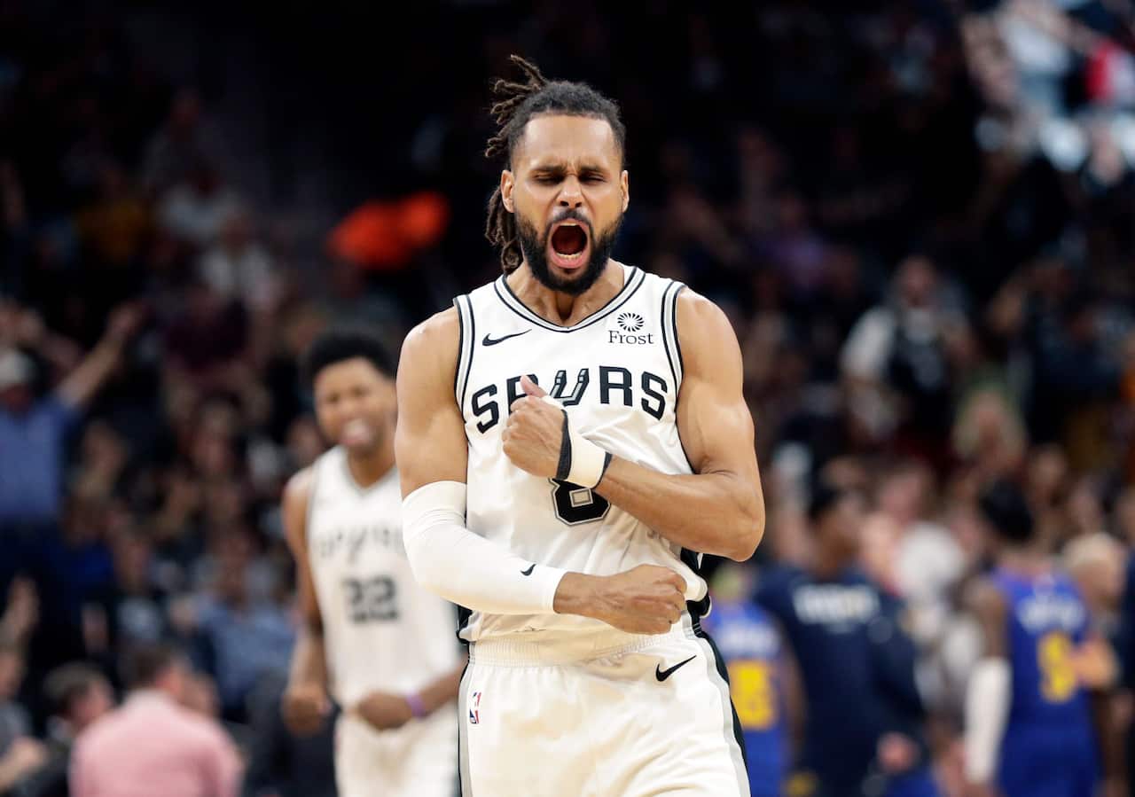 San Antonio Spurs guard Patty Mills 