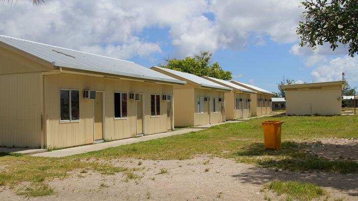 Part of the Nauru detention center