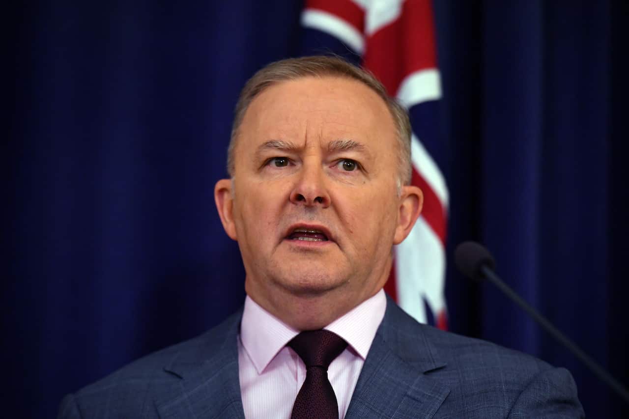 Leader of the Opposition Anthony Albanese.