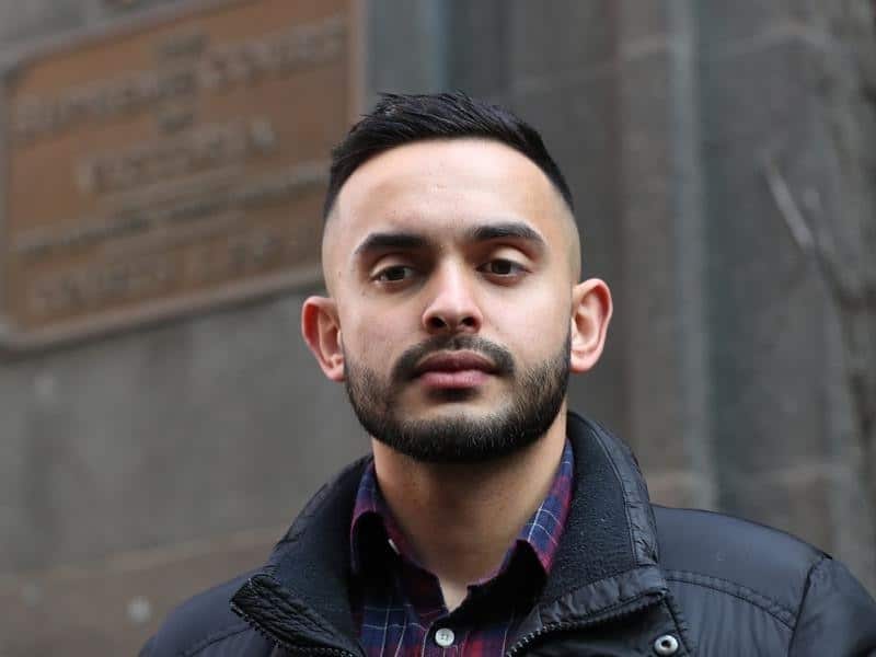 Eathan Cruse leaves the Victorian Supreme Court