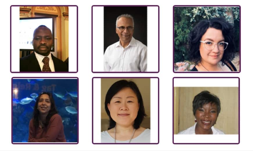 Some of the professionals listed on HeartChat. 