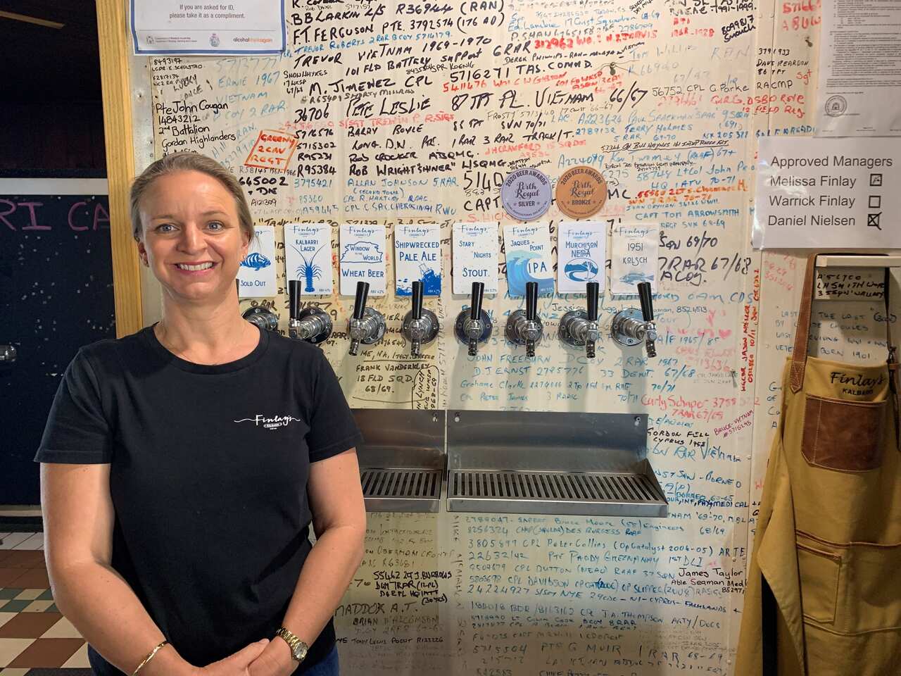 Melissa Finlay runs a restaurant in Kalbarri on WA’s Coral Coast. 