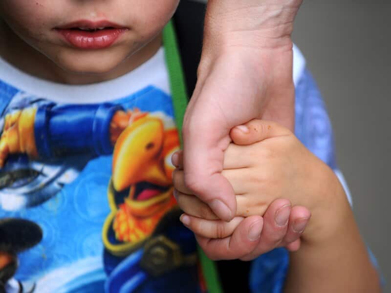 Generic photo of parent and child