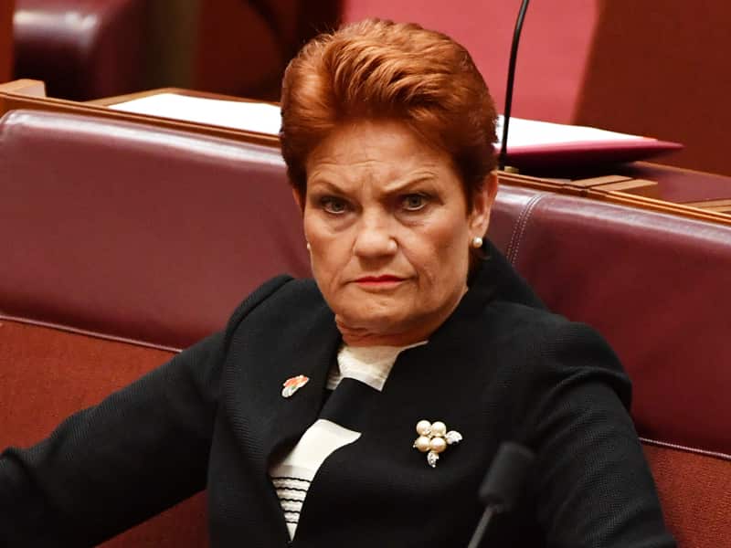 One Nation Leader Senator Pauline Hanson 