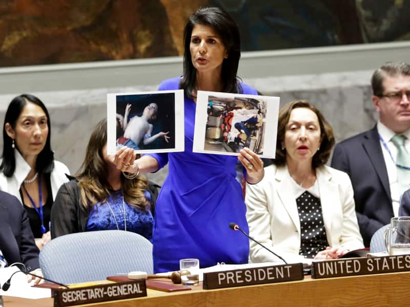 US Ambassador to the UN Nikki Haley