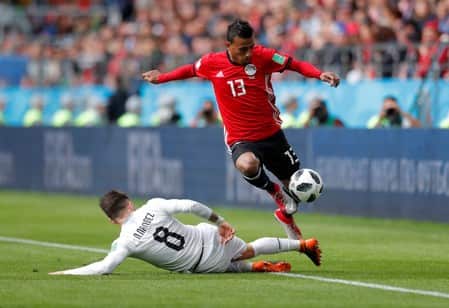 Egypt and Uruguay goalless at halftime