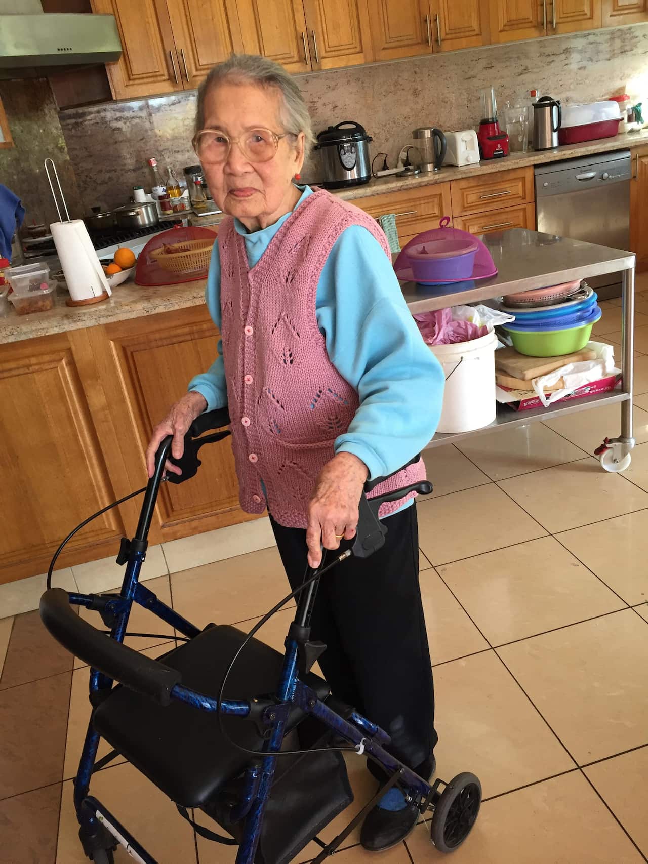 Bà Nguyễn Thị Táo 93 tuổi, mẹ của ông Châu Văn Khảm 