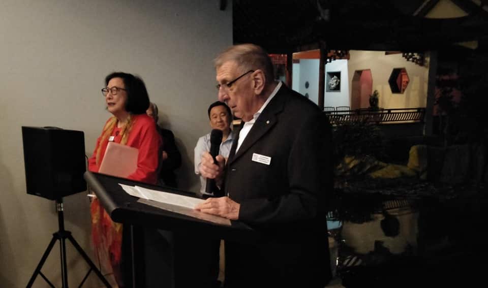  Dr Stephen FitzGerald addressing at launching of MOCA