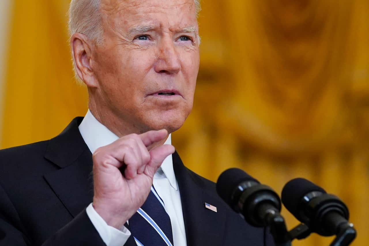US President Joe Biden says the Taliban must decide how it is seen by the rest of the world.