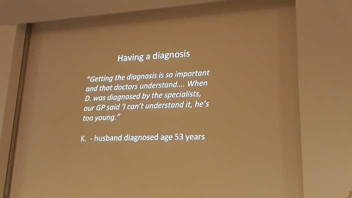 From Professor Dennis Velakoulis's lecture on Young Onset Dementia at the Royal Melbourne Hospital