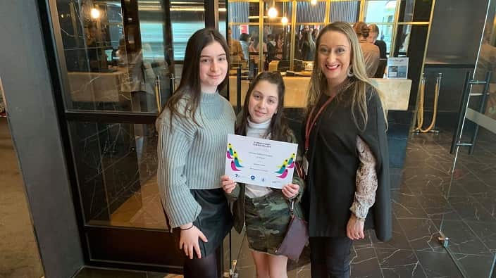 At Melbourne's Student Film Festival. 