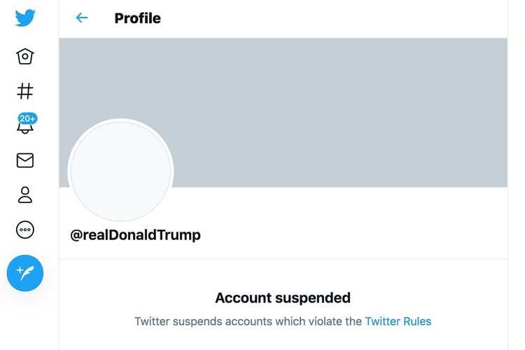 Twitter Permanently Suspends Trump, Capping Online Revolt