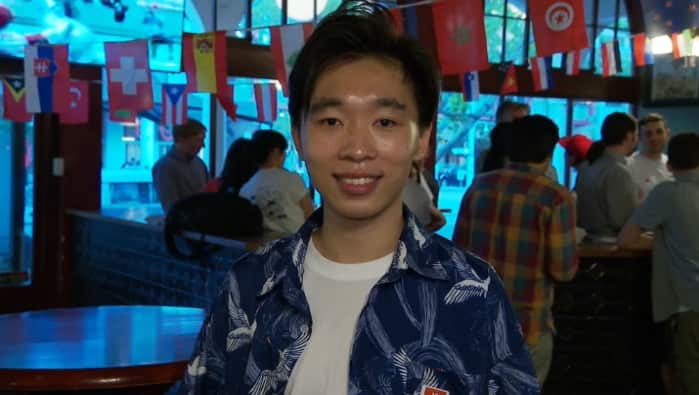 Hong Konger Alex Chung is studying in Australia.