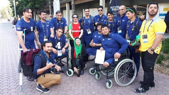 The Afghan Invictus Games team, pictured in Facebook 