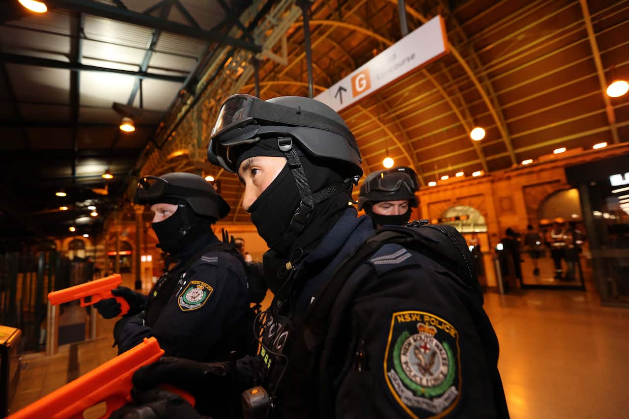 Exercise Pantograph trained NSW Police on high-risk incidents at Centrail Railway Station.