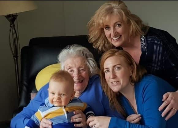 Melbourne resident Emma Ashcroft with her mother, grandmother and son.