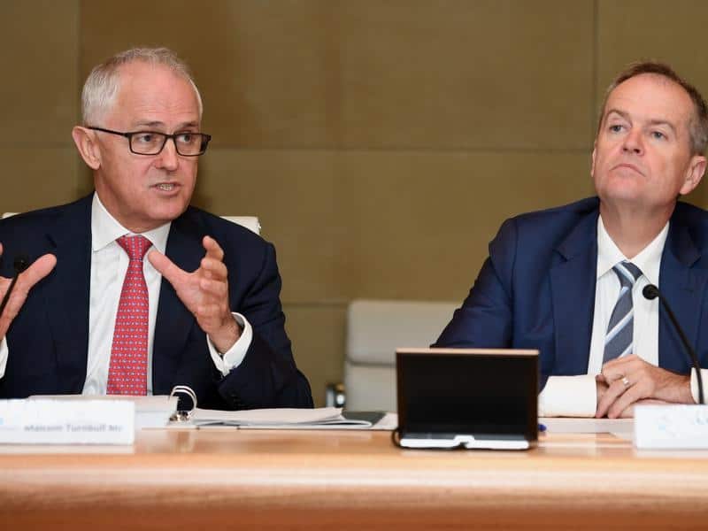 Malcolm Turnbull and Bill Shorten may discuss extending federal government terms.