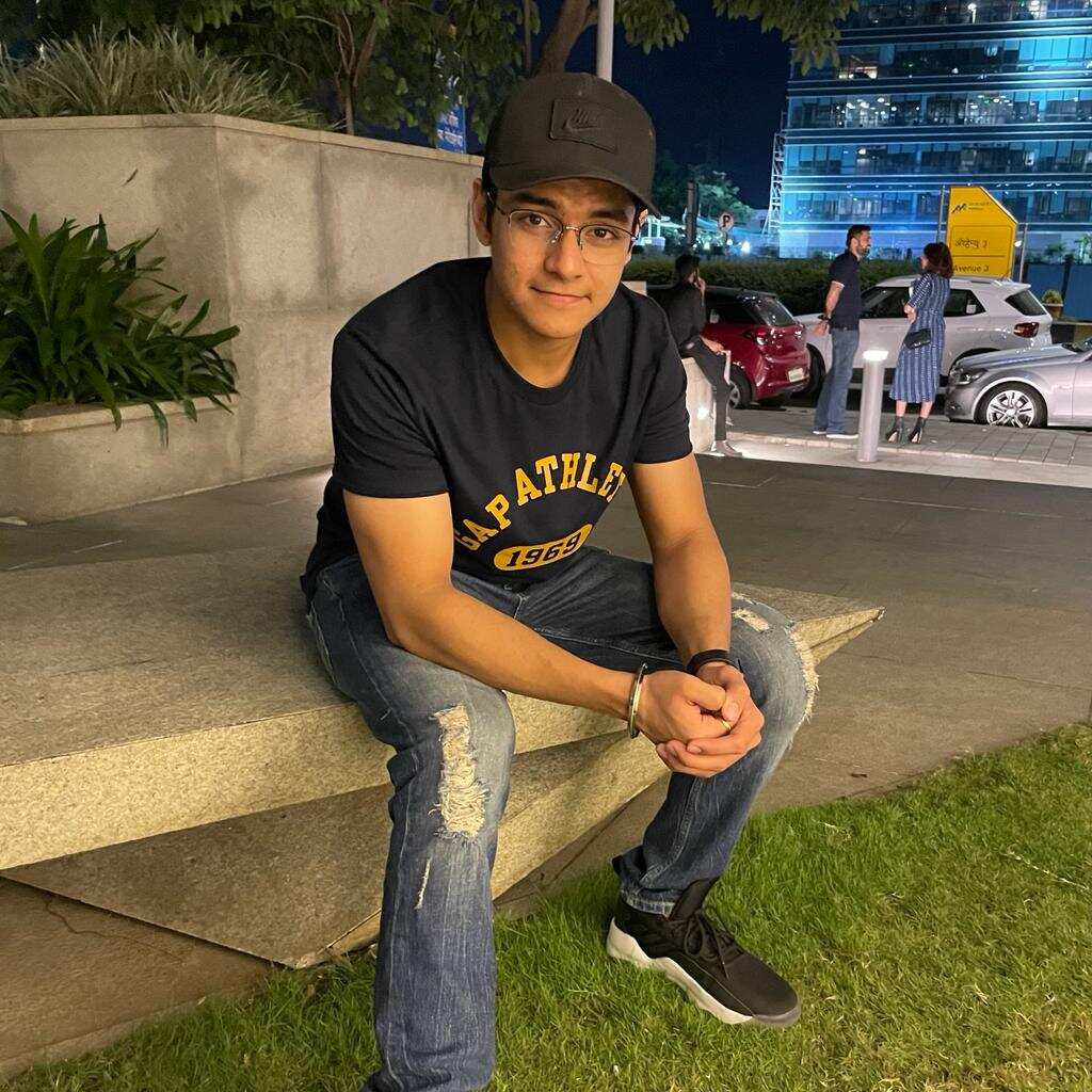 International student Divij Gupta.