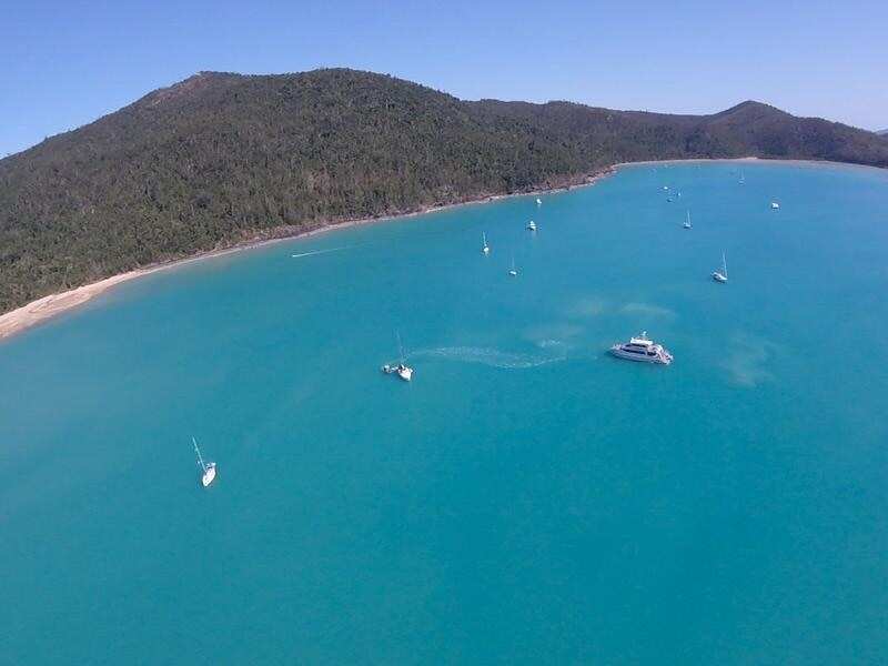 A CQ Rescue team in the Whitsunday Islands