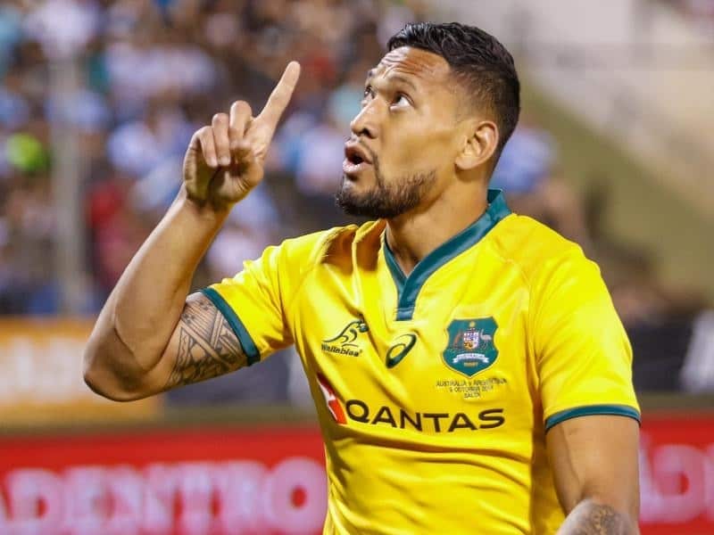 Israel Folau has linked the bushfires and drought to God's judgment.