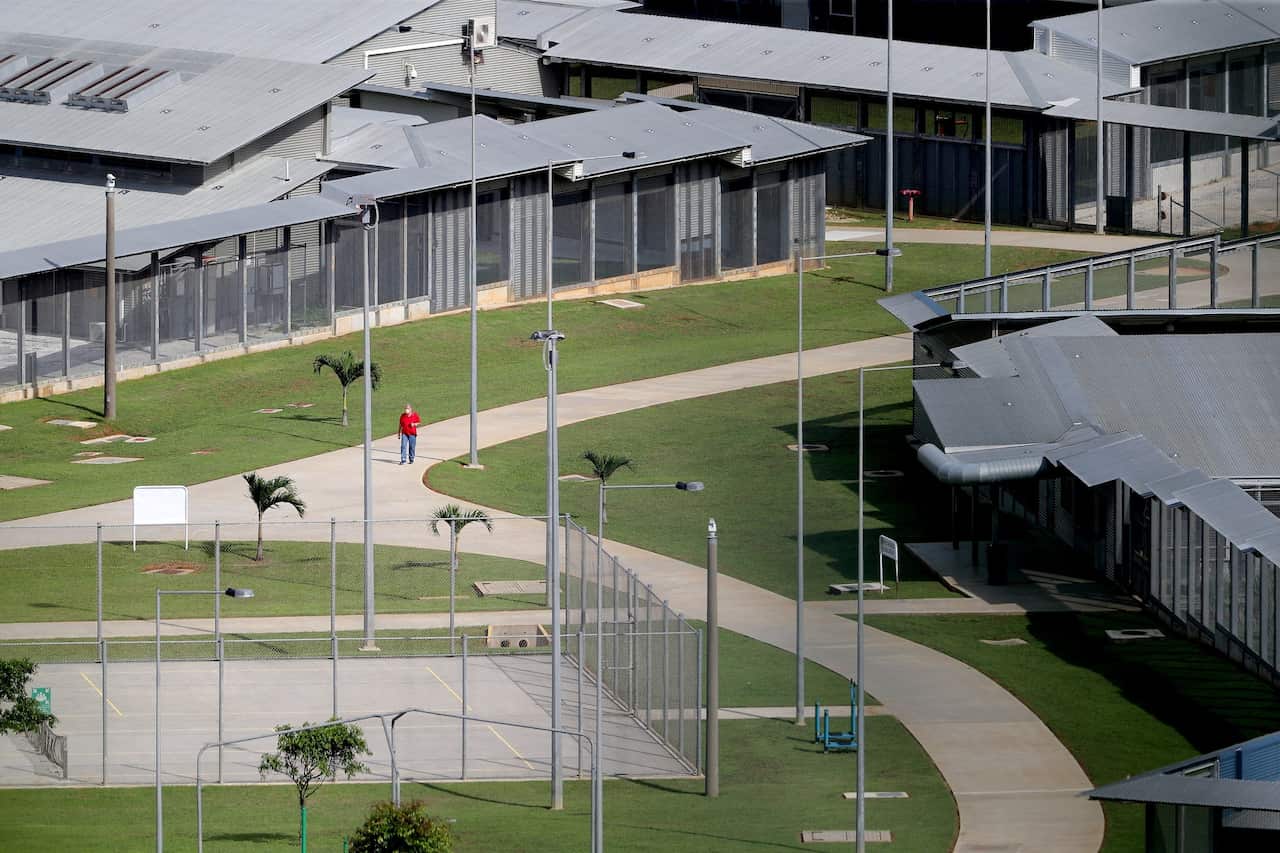 The Christmas Island immigration detention centers where Australian evacuees who arrived from Wuhan, China, are under quarantine.