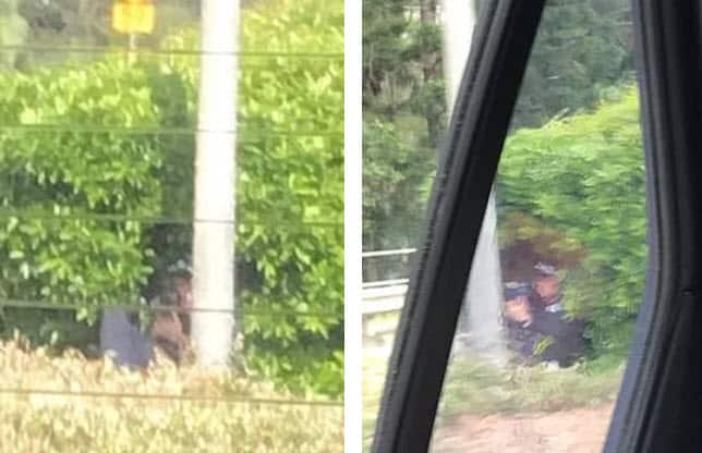 Police officer’s sneaky tactic to catch speeding drivers