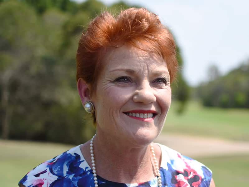 Federal Senator Pauline Hanson