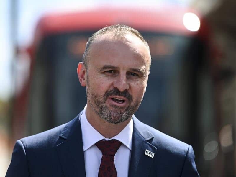 ACT Chef Minister Andrew Barr