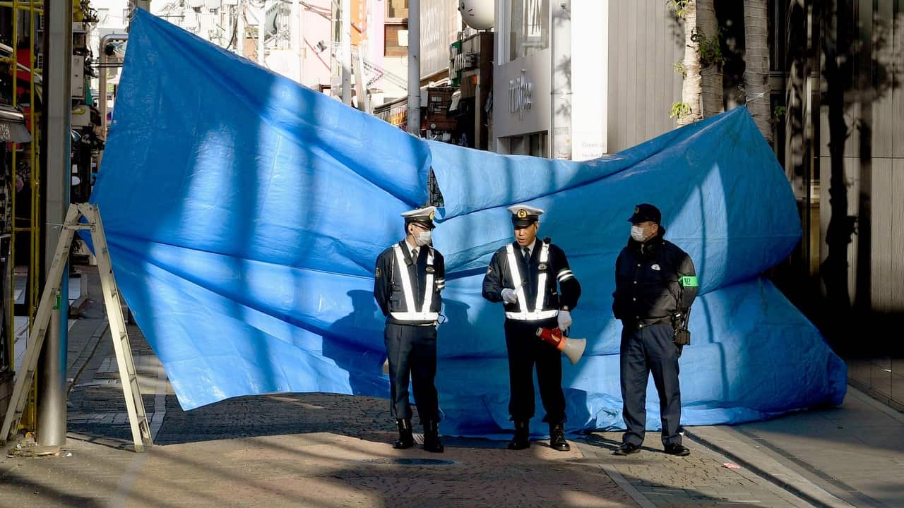 Nine people were injured in the attack.