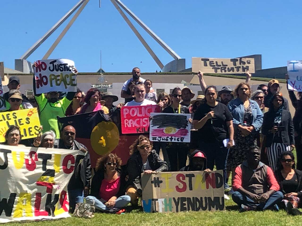 A National Day of Action was held for Kumanjayi Walker. Protesters have even rallied outside Federal Parliament. 