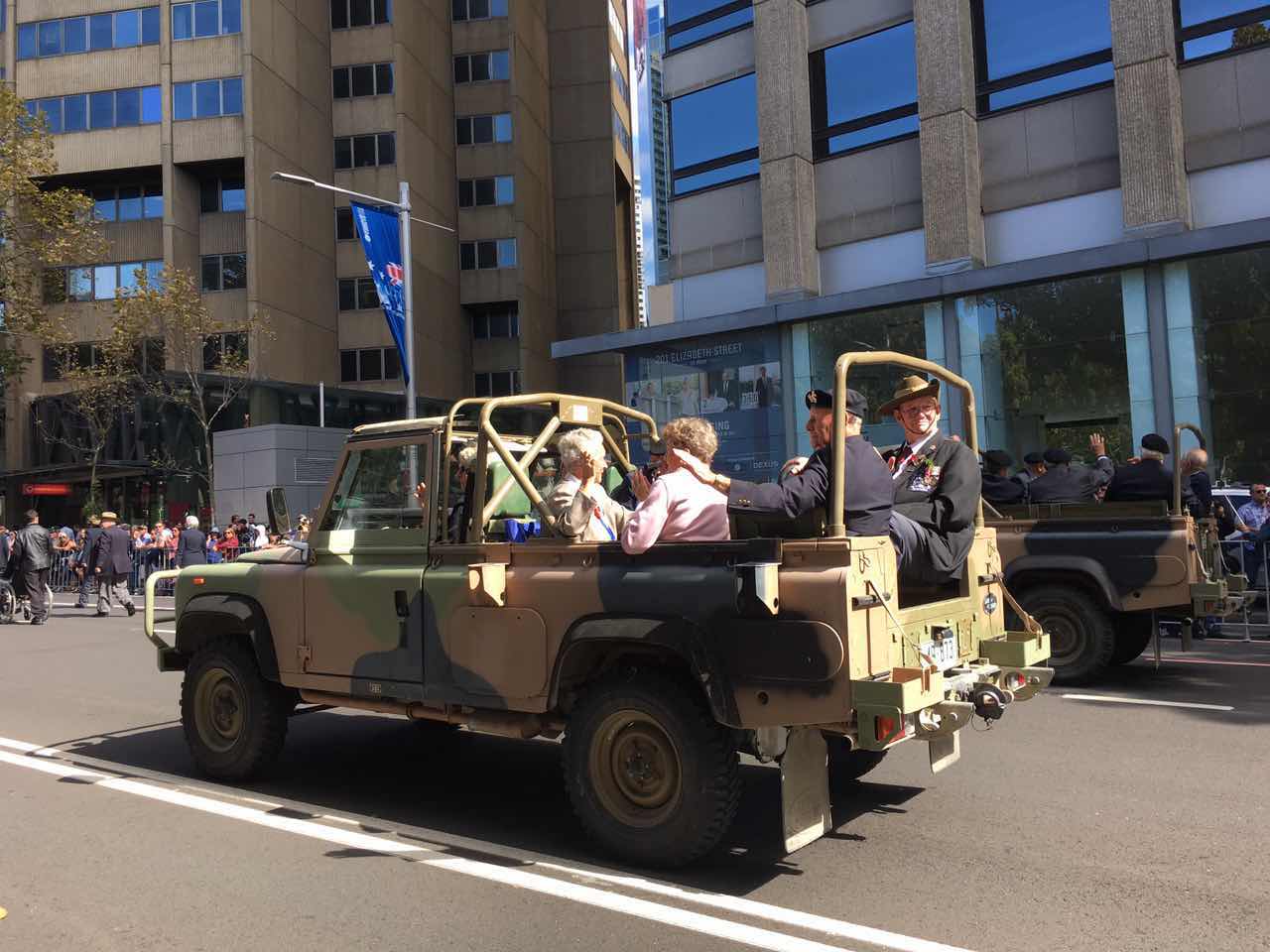 Sydney Anzac Day march (by Amber Huang)