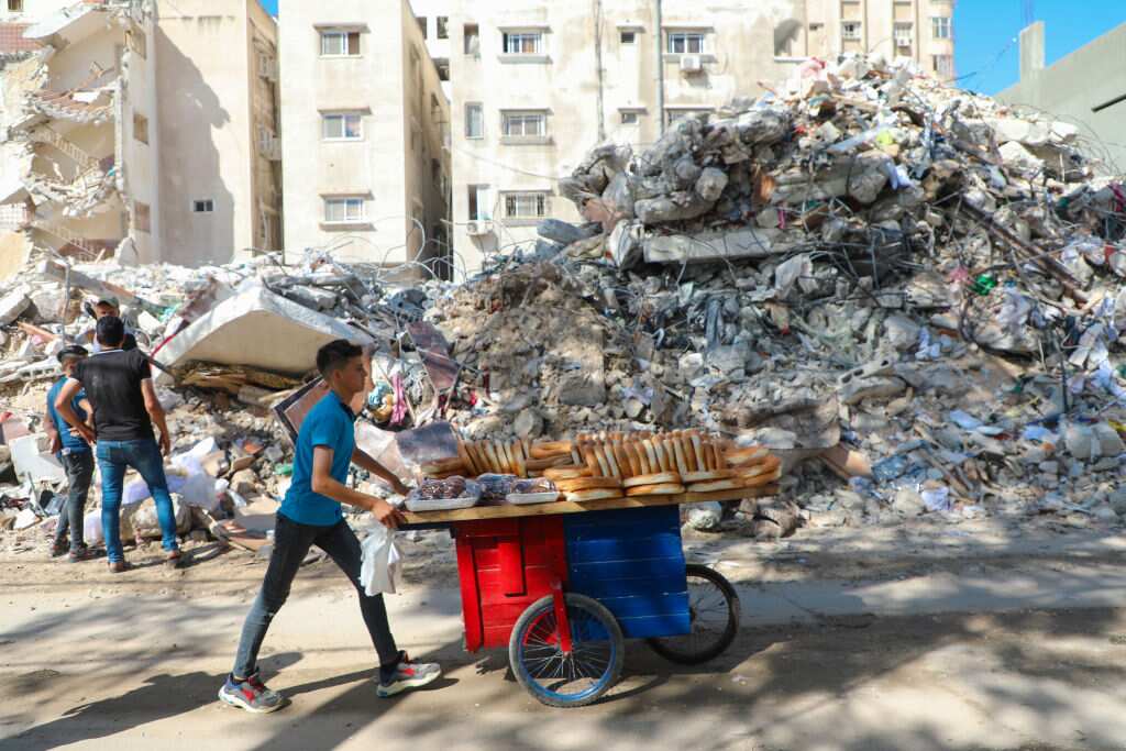 Israeli attacks on Gaza Strip.