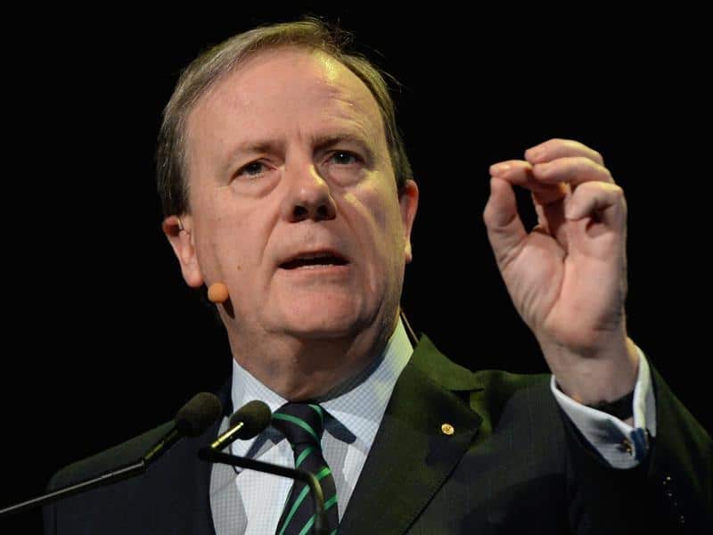 Former federal treasurer Peter Costello