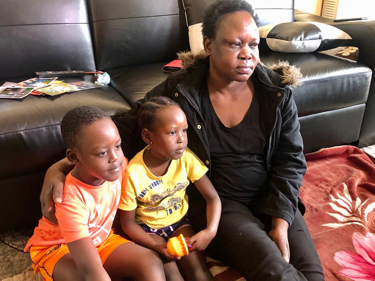 Elizabeth Dau with grandchildren Isaac and Mary