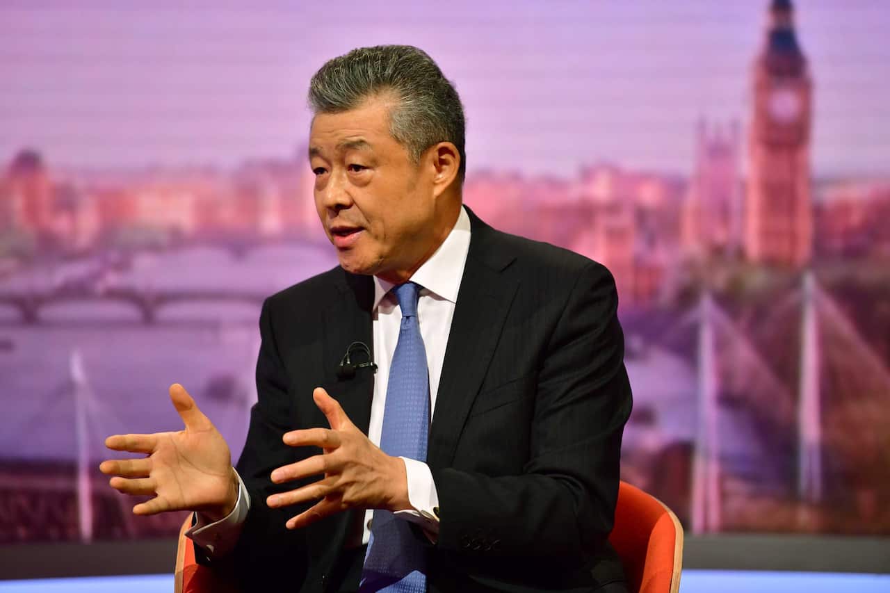 hinese Ambassador to the UK Liu Xiaoming.