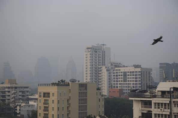 A layer of smog blankets the Thai capital Bangkok.