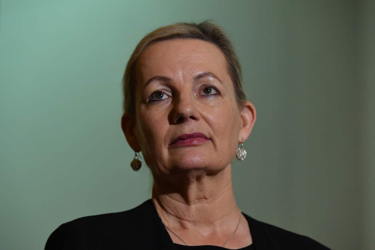 Environment Minister Sussan Ley at a press conference at Parliament House in Canberra on Thursday, 24 June, 2021.