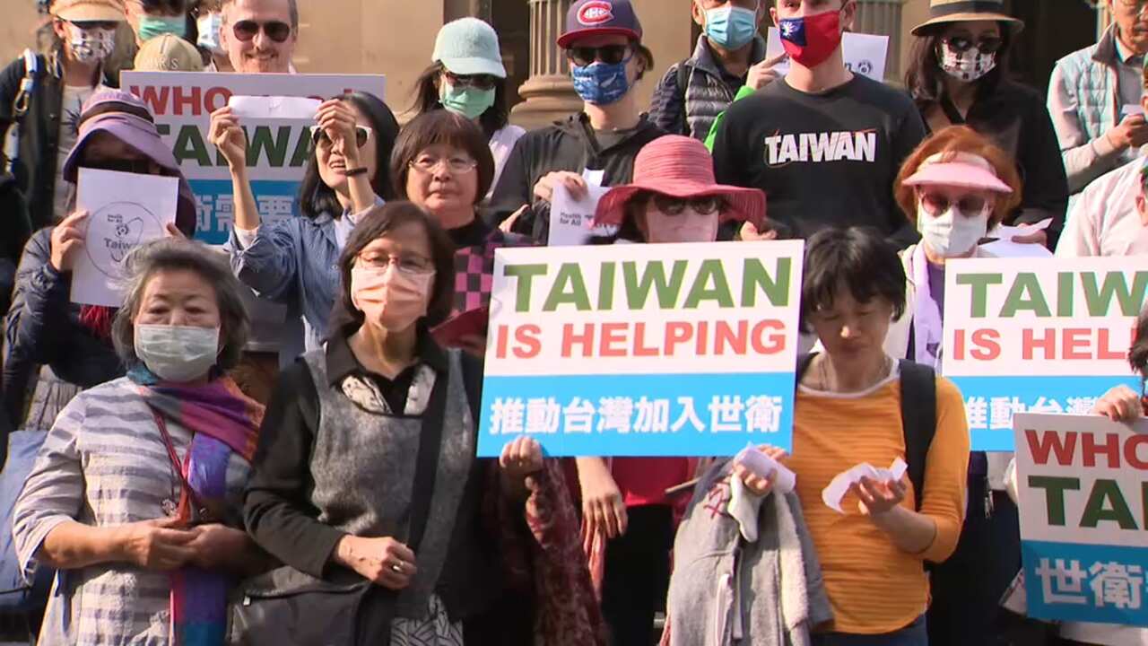 Taiwanese Australians say Taiwan's population of 20 million-plus people should be included in the WHO's health framework. 