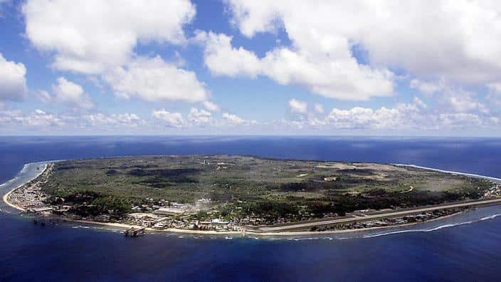 The island of Nauru is home to a refugee camp - but will also host international delegates.