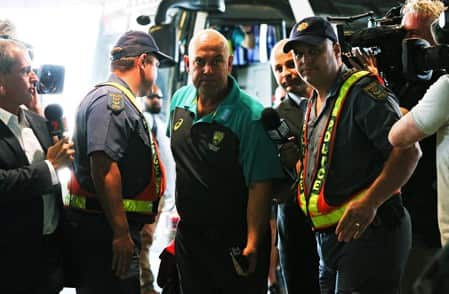 Australia coach Lehmann wants forgiveness for banned trio